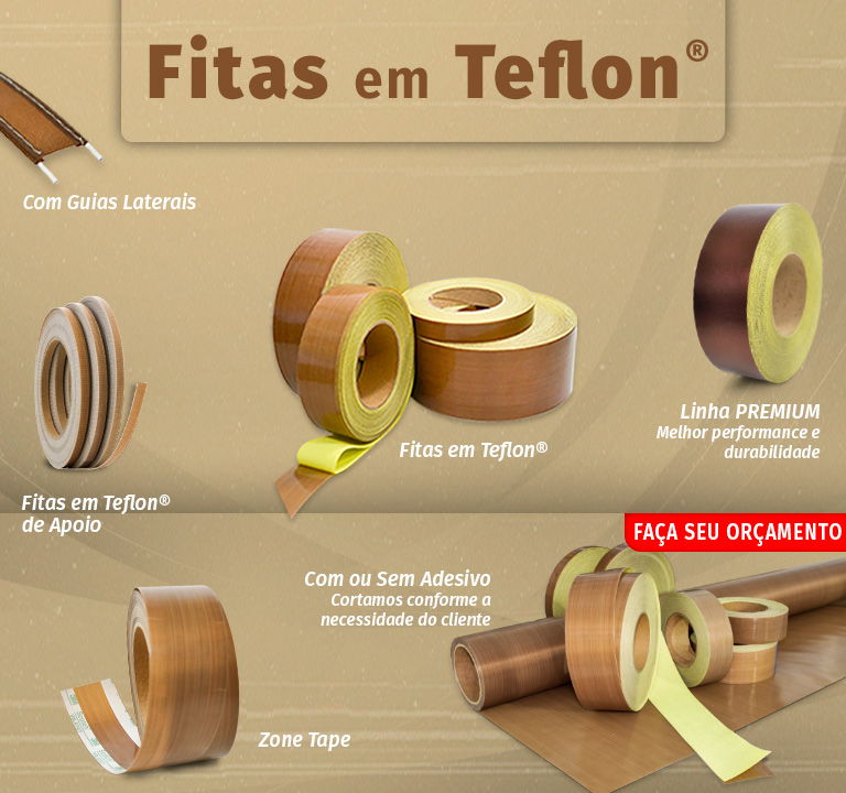 Fitas em Teflon