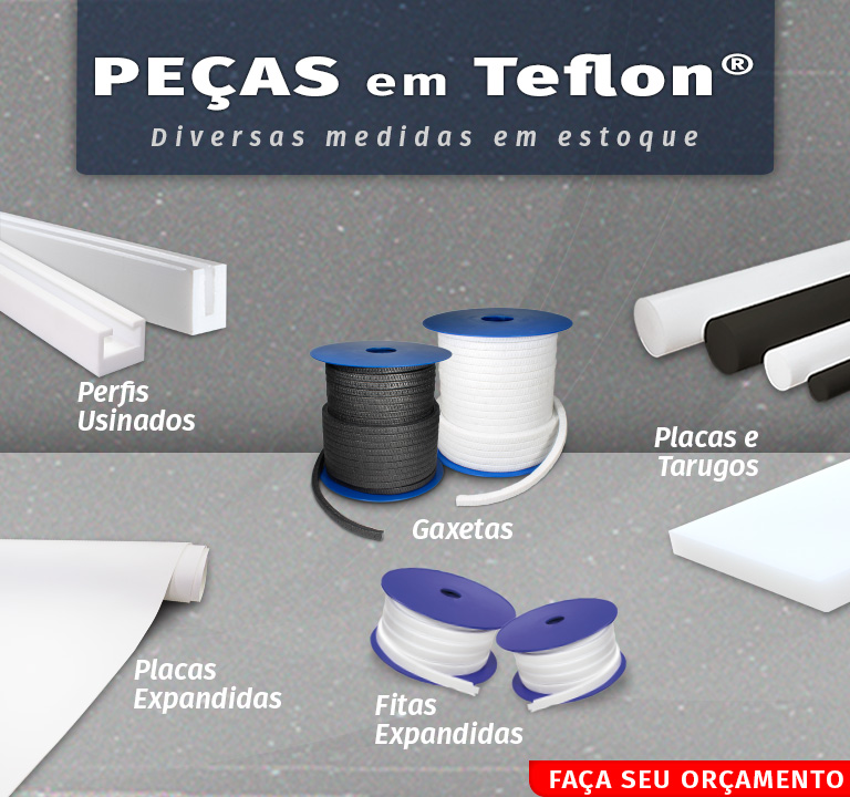 Peças Teflon® Reweflon