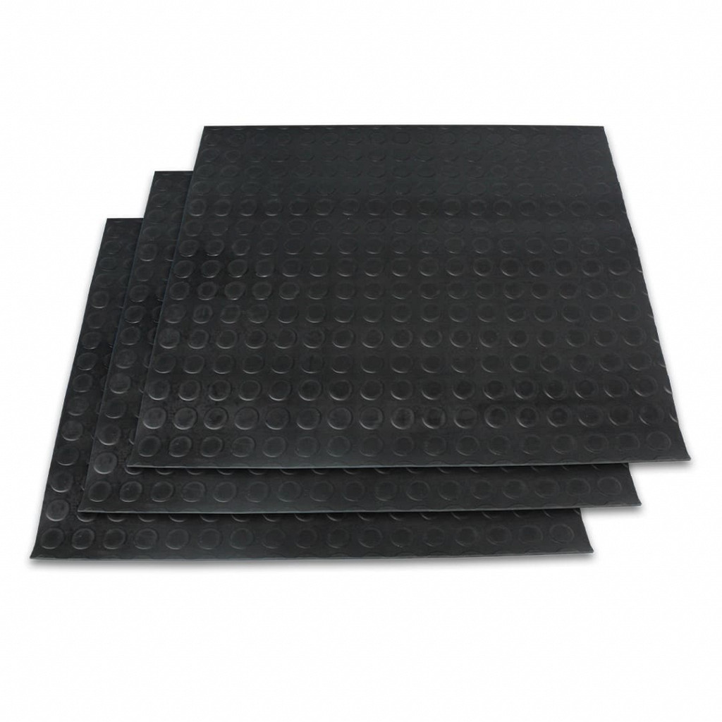 Piso Tipo Moeda em Borracha - 500 x 500mm REWEFLON