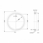Escova para Agulhamento de Tecidos – Ø 240 x 24mm Reweflon RWC 69543_3