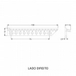 Pente Agulhado 34 agulhas 2 Furos – 15 x 100mm RWC 75681 REWEFLON_4