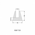 Perfil Plástico Tipo U para Túnel de Congelamento - 15 x 15mm RWC 68059_2