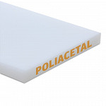 Placa em Poliacetal Branco - Padrão ou Sob Medida