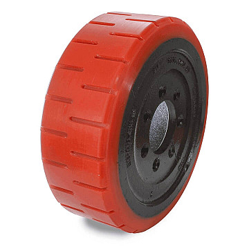 Revestimento de Roda de Tração com Frisos da Empilhadeira FMX NG com Poliuretano – Ø 360mm